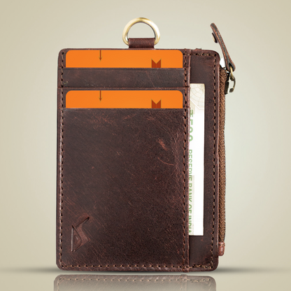 Crunch Leather Card Holder: Elevate Your Daily Carry