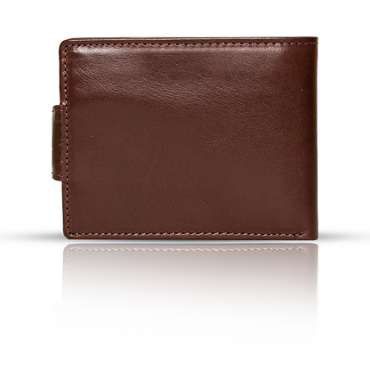 Exquisite Men's Leather Bifold Wallet: Timeless Style & Superior Craftsmanship