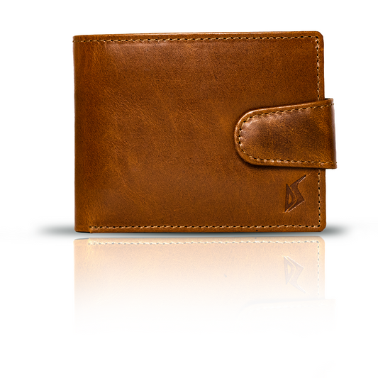 Exquisite Men's Leather Bifold Wallet: Timeless Style & Superior Craftsmanship