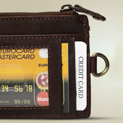 Crunch Leather Card Holder: Elevate Your Daily Carry