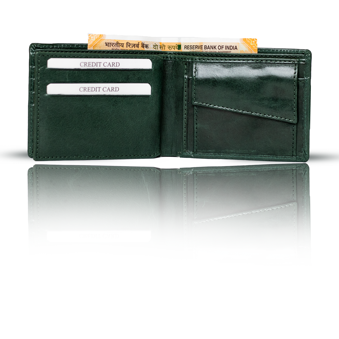 Exquisite Men's Leather Bifold Wallet: Timeless Style & Superior Craftsmanship