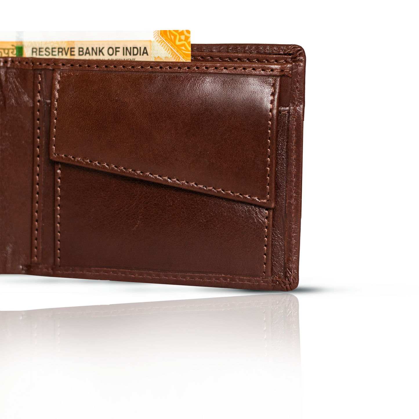 Exquisite Men's Leather Bifold Wallet: Timeless Style & Superior Craftsmanship